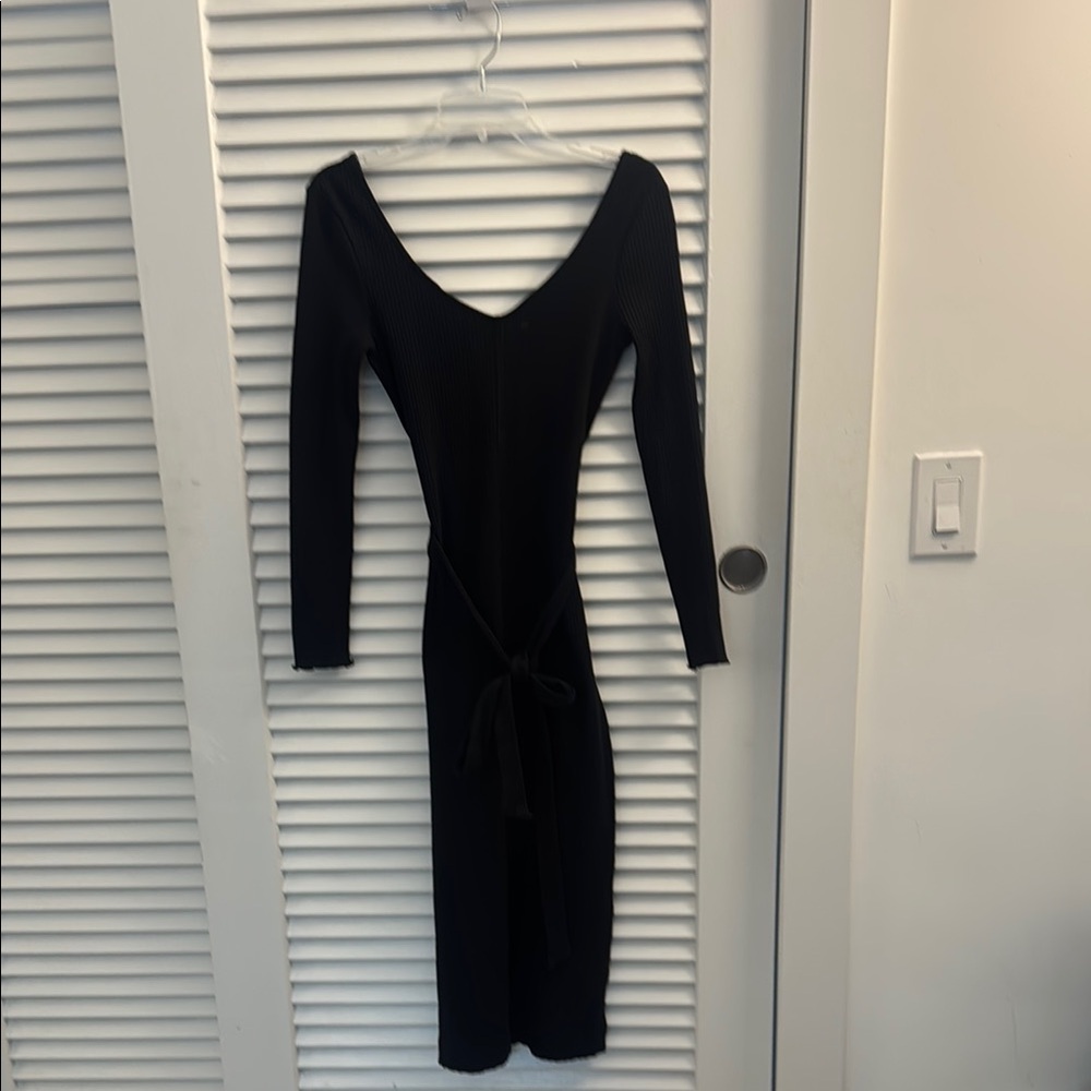 Pact Black Organic Cotton Maxi Dress Size X-Small